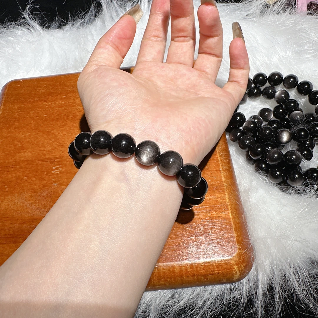 毕业级银耀石双面光活眼强光