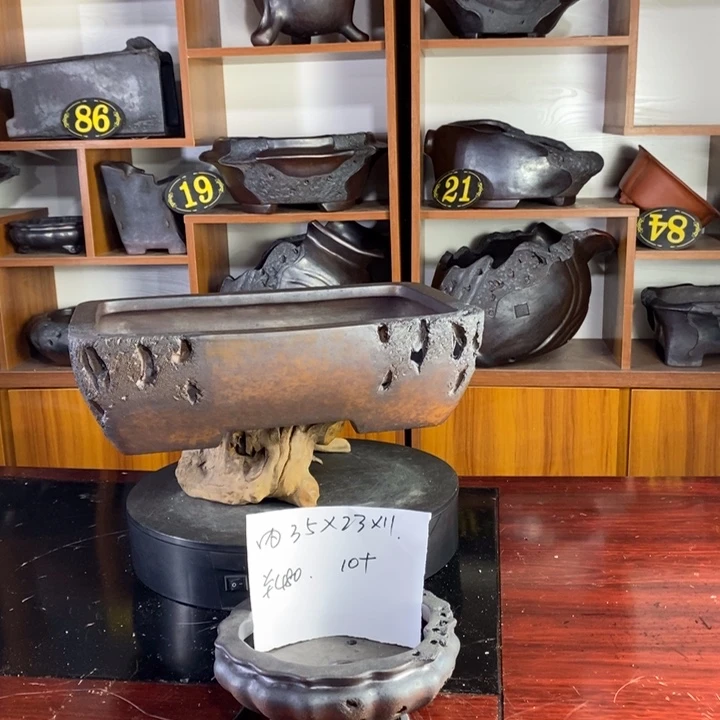 又**香大何紫砂花盆