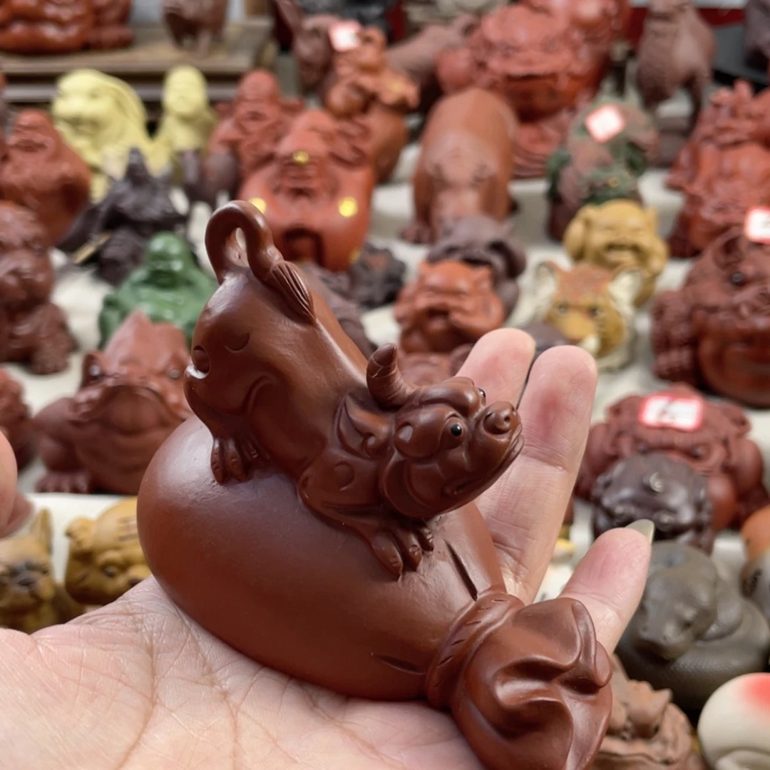 【闪购商品】紫砂茶宠紫砂金蟾