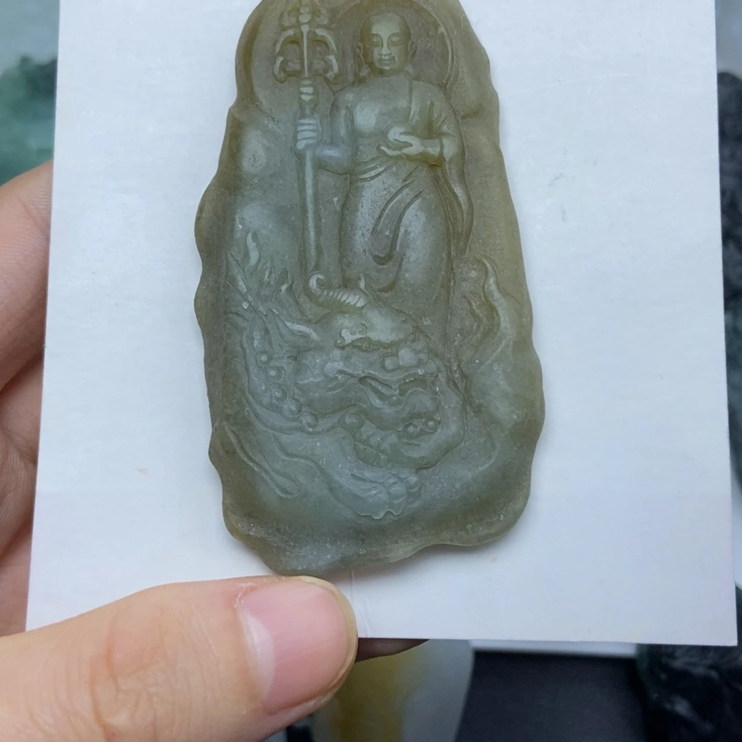 未镶嵌定制翡翠地藏