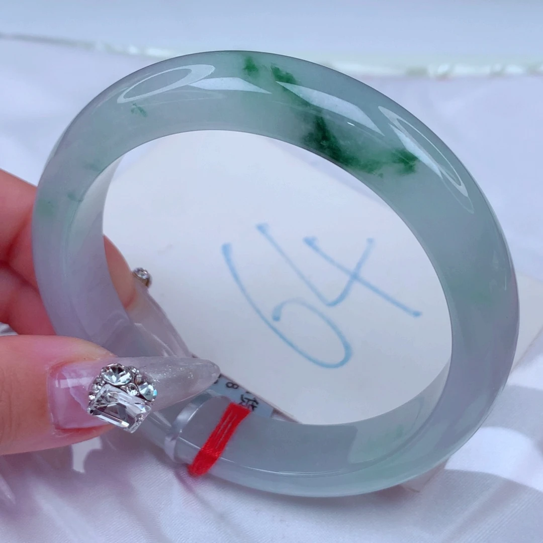 翡翠手镯未镶嵌天然缅甸翡翠A货手镯