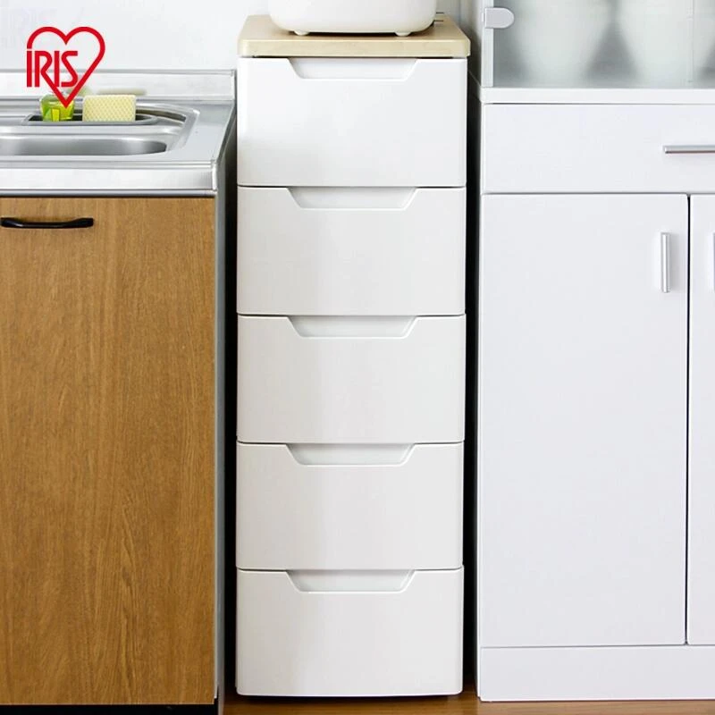 【推荐】爱丽思窄型抽屉式收纳柜玩具衣服物储物整理柜夹缝