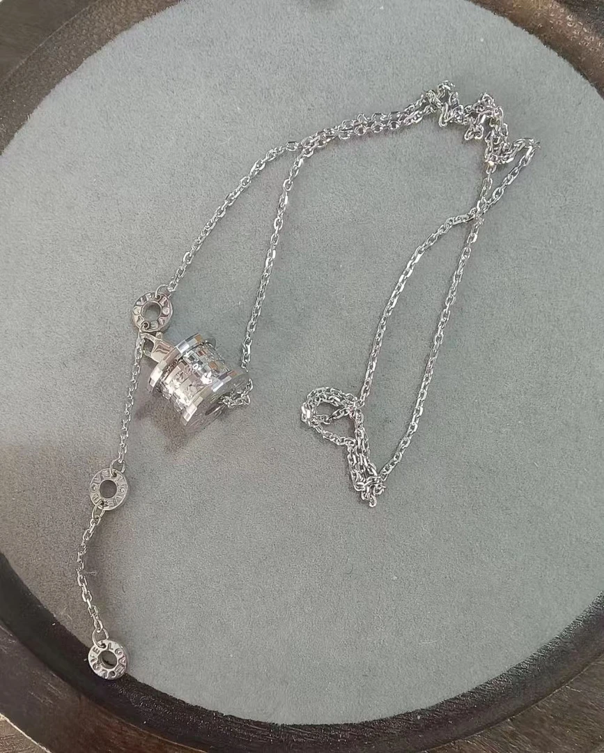 铂金PT950小蛮腰套链项链时尚百搭轻奢经典精致