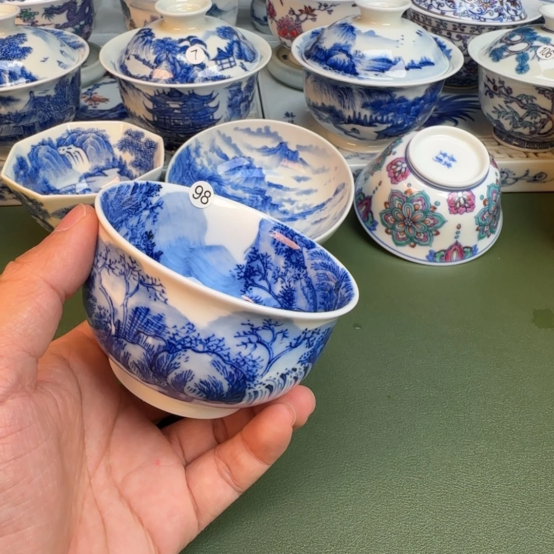 纯手工纯手绘茶具98