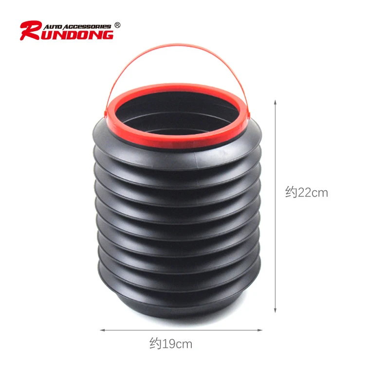 2025新款带盖子按压圆形}}可折叠长筒垃圾桶大号家用塑料可移动