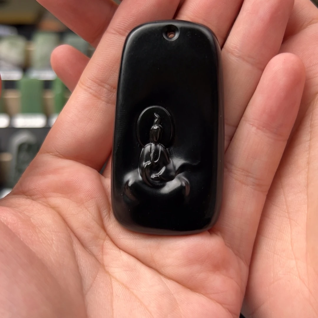 平***理和田玉未镶嵌挂件