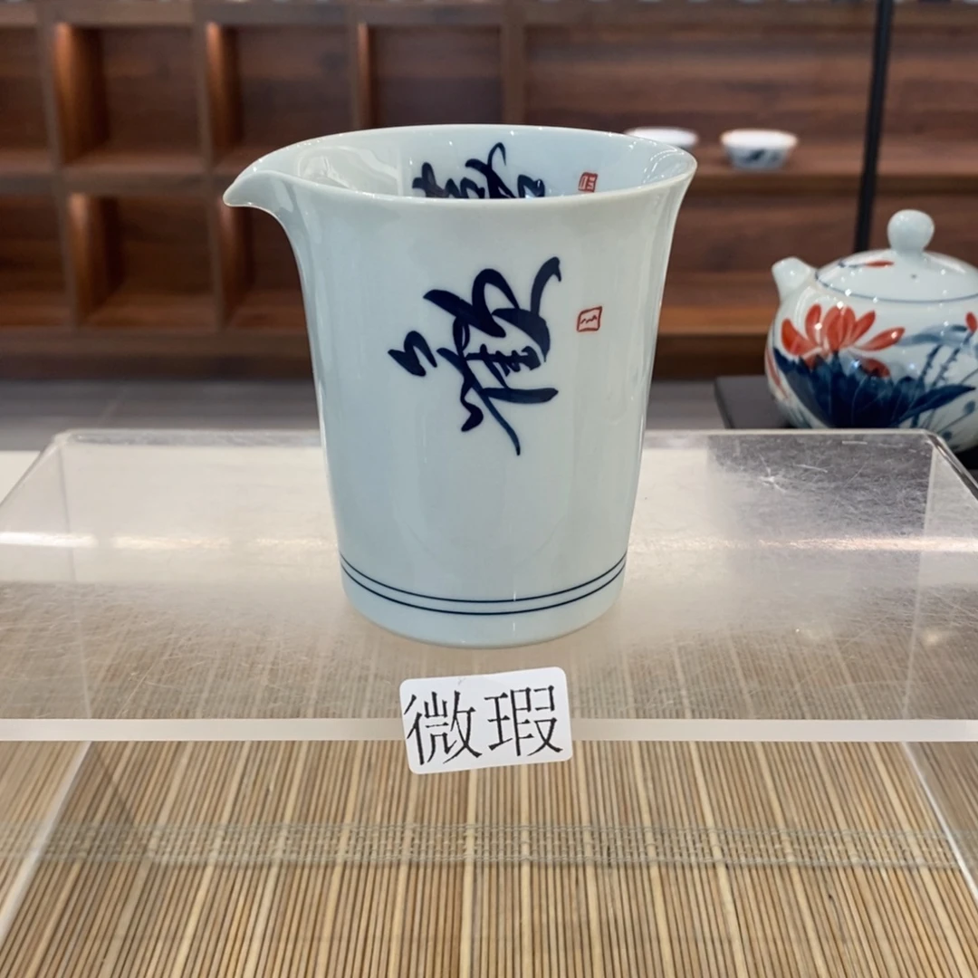 釉下彩老陶泥手工绘制