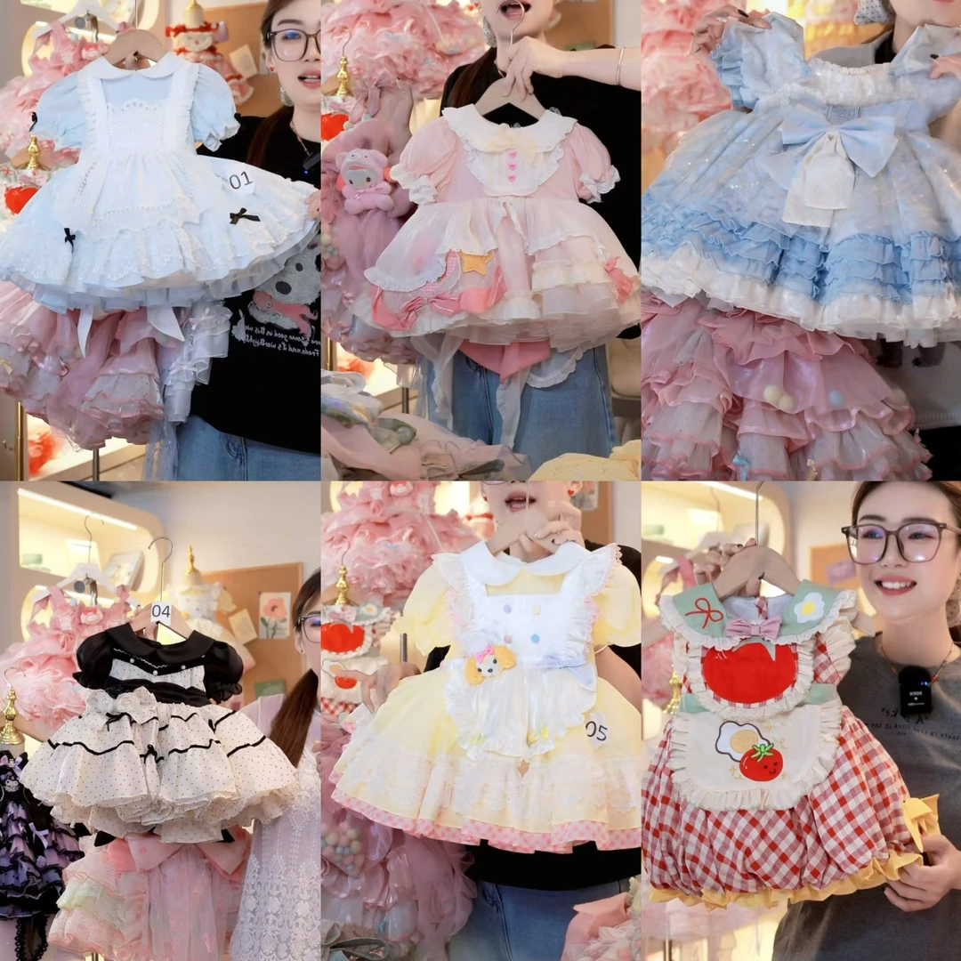 【孤品款】洛丽塔女宝礼服连衣裙儿童女宝周岁夏季甜美裙子春夏裙2