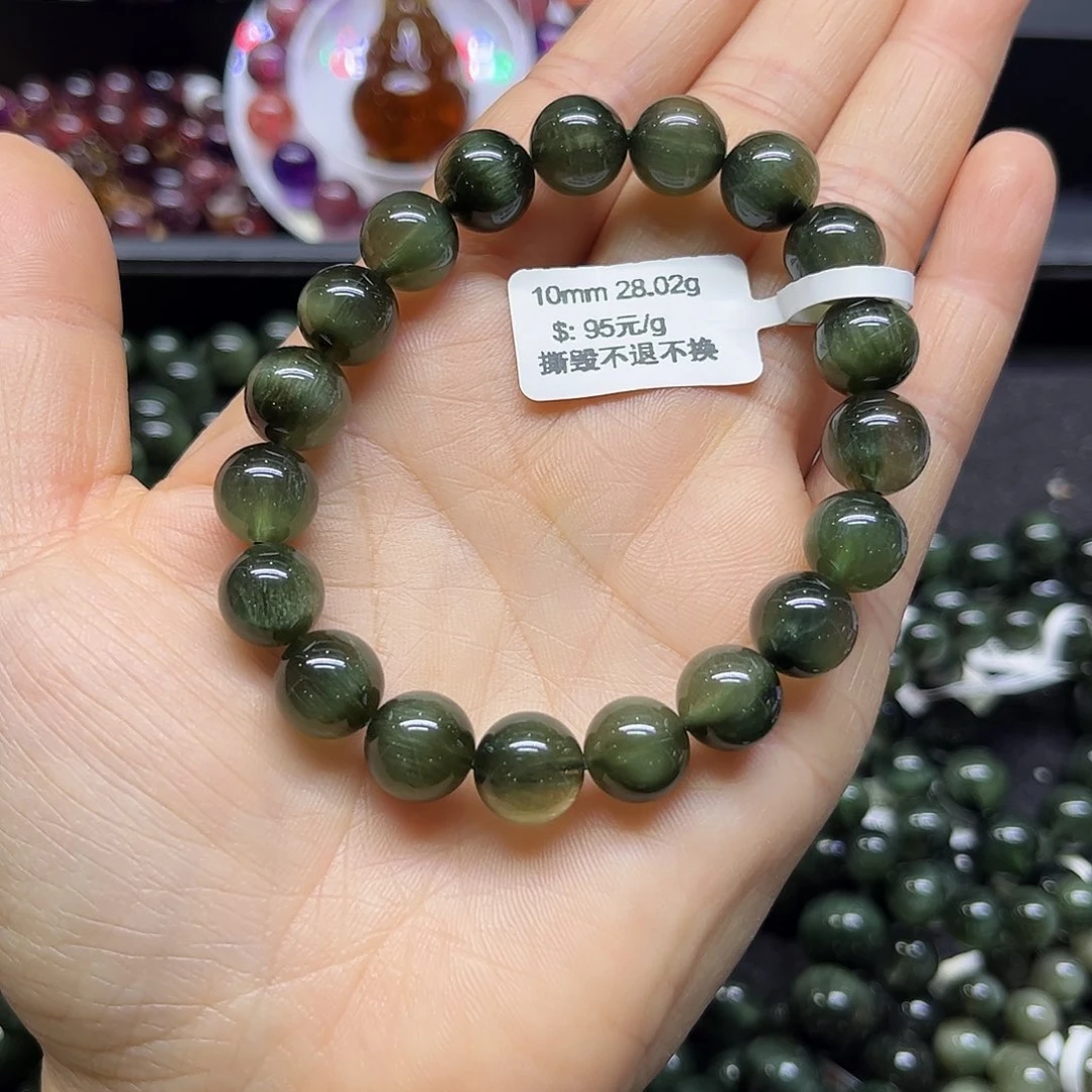 水晶手链未镶嵌v天然水晶