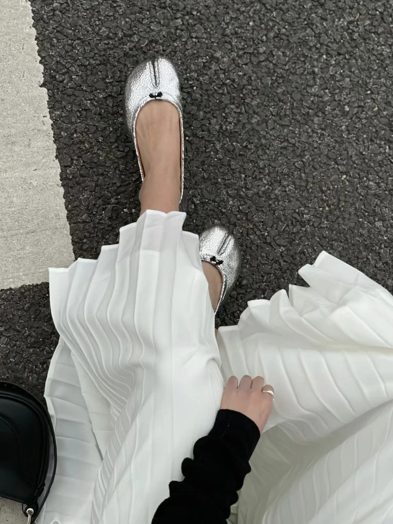 【分趾鞋】经典百搭平底浅口女分趾鞋轻奢软底圆头春夏新款