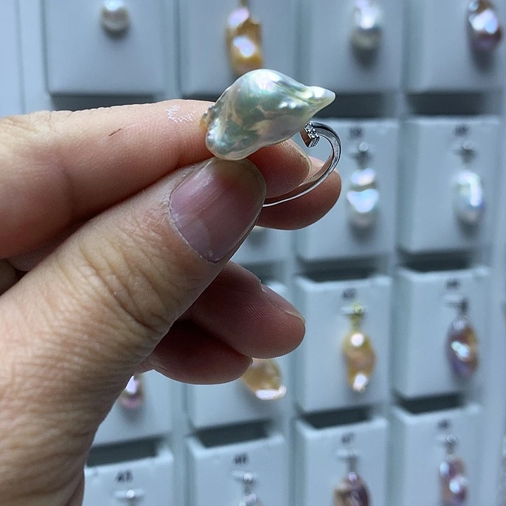 未镶嵌巴洛克淡水珍珠