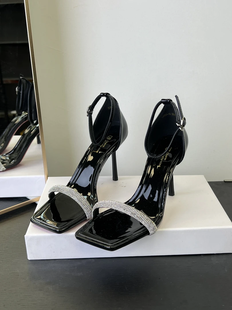 （8厘米）5567-10黑色细跟高跟鞋时尚舒适