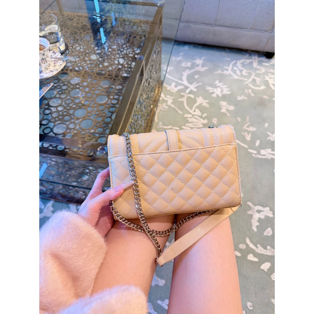 sister【 鱼子酱邮差包】信封款单肩斜挎包（无公仔挂件）