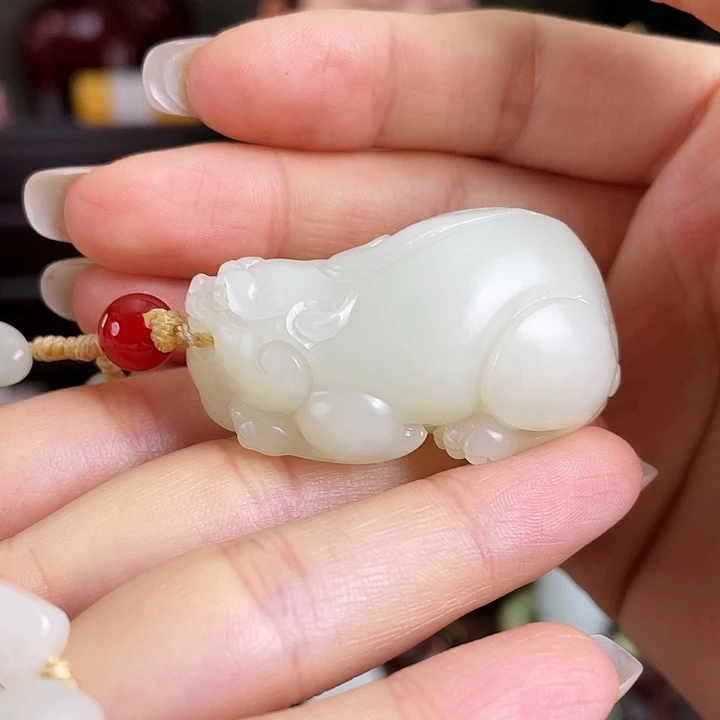 和田玉未镶嵌颈饰定制发货