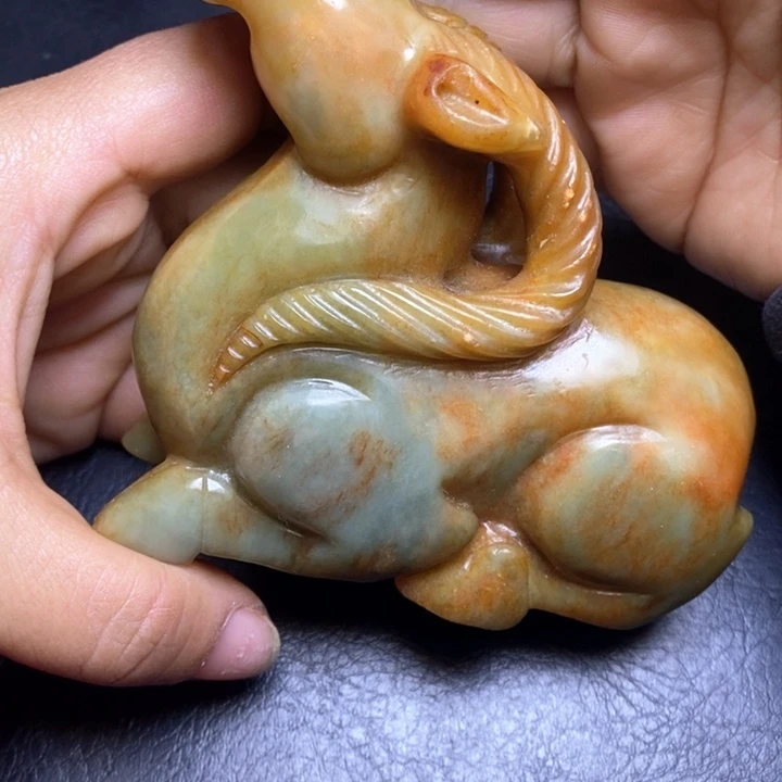 白玉菩提吊坠摆件