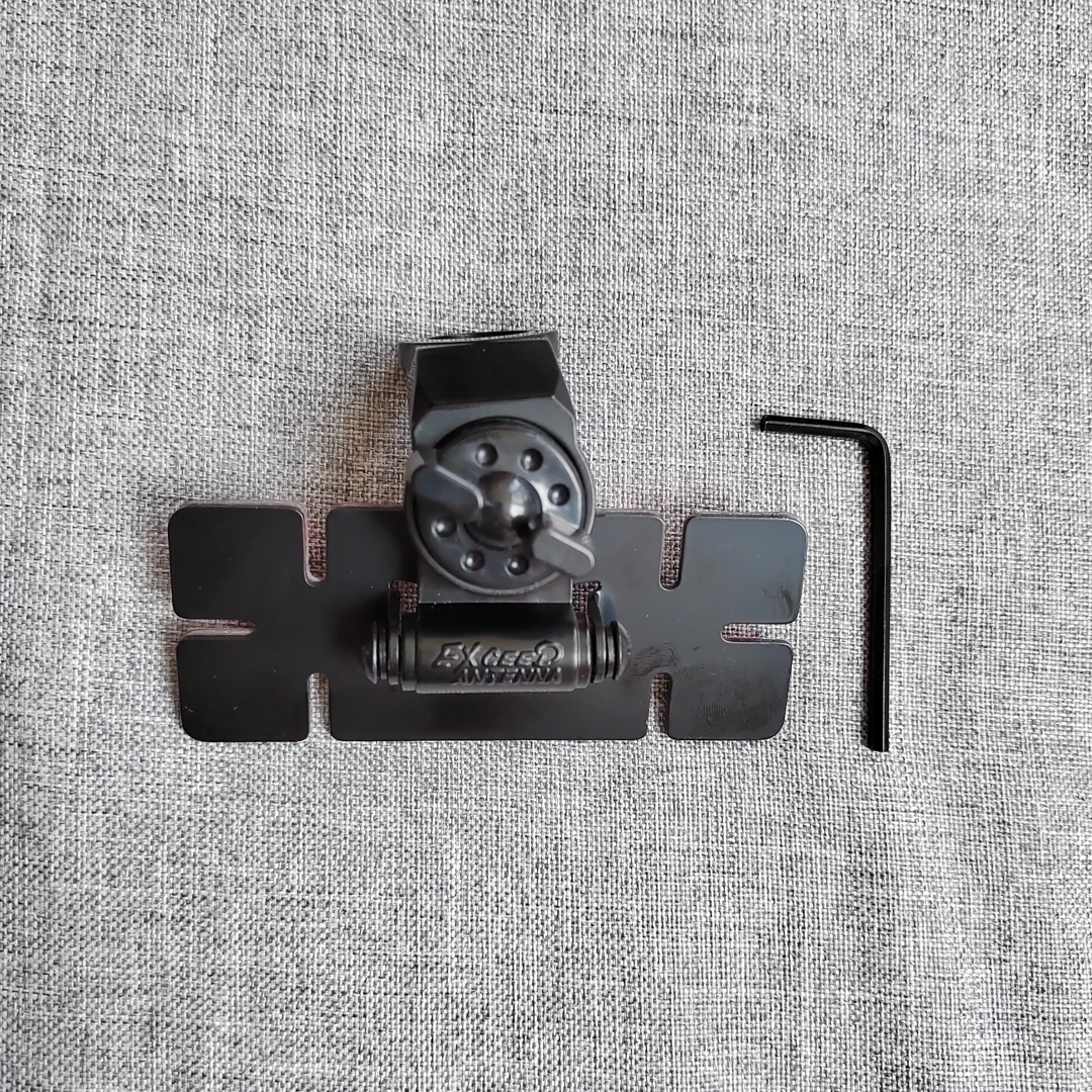 专业原装车载台对讲机无线电天线支架天线夹边粘贴式卡边天线底座