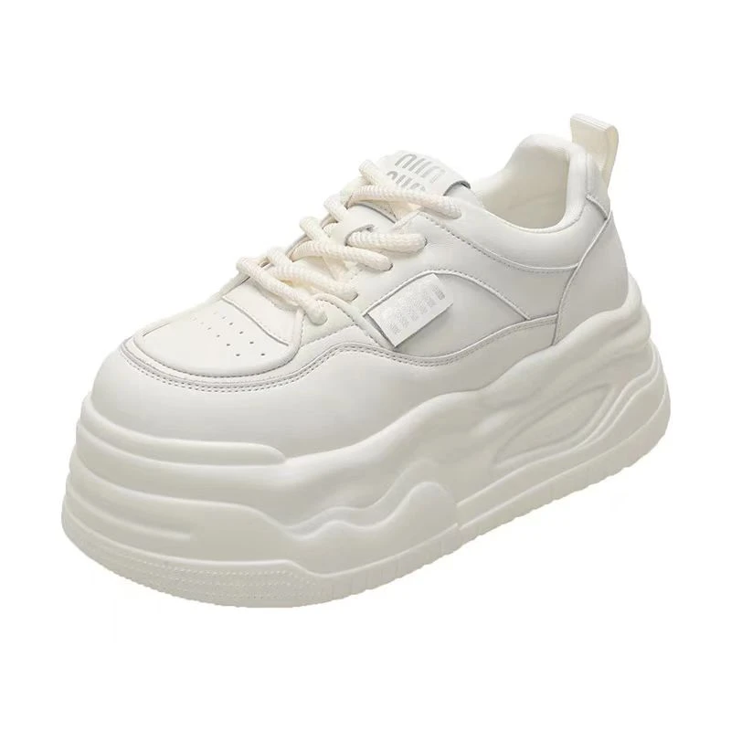 潮流男女增高小白鞋