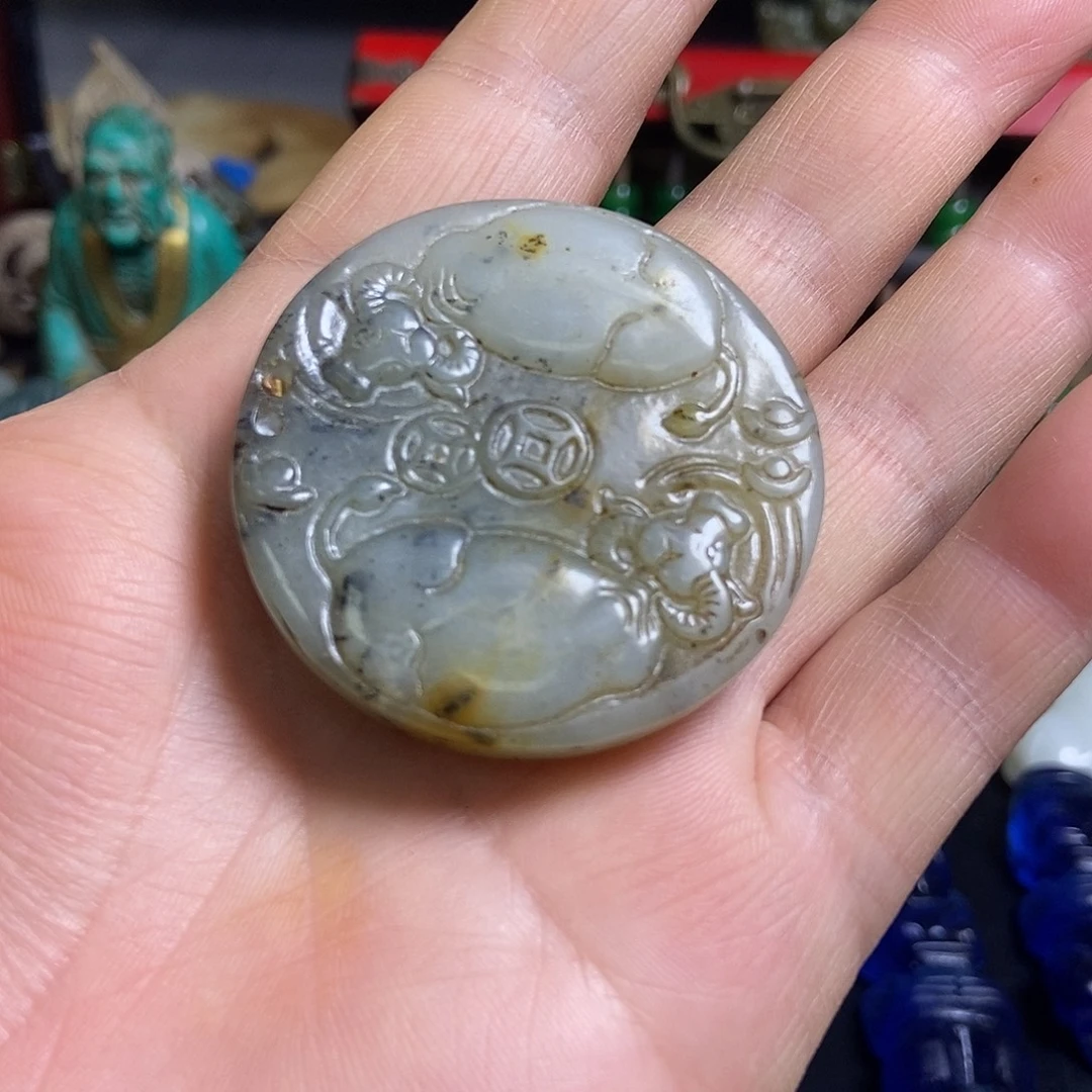 和田玉（糖玉）未镶嵌挂件