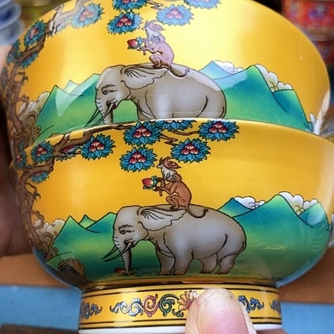 景德镇陶瓷藏式茶碗