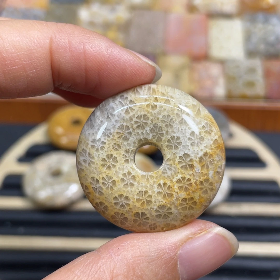 硅化玉未镶嵌颈饰k33