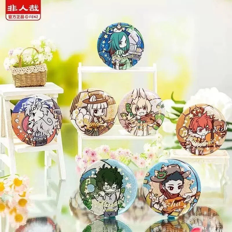 非人哉官谷音乐CD系列马口铁徽章正品动漫玉周边卡通吧唧盲盒