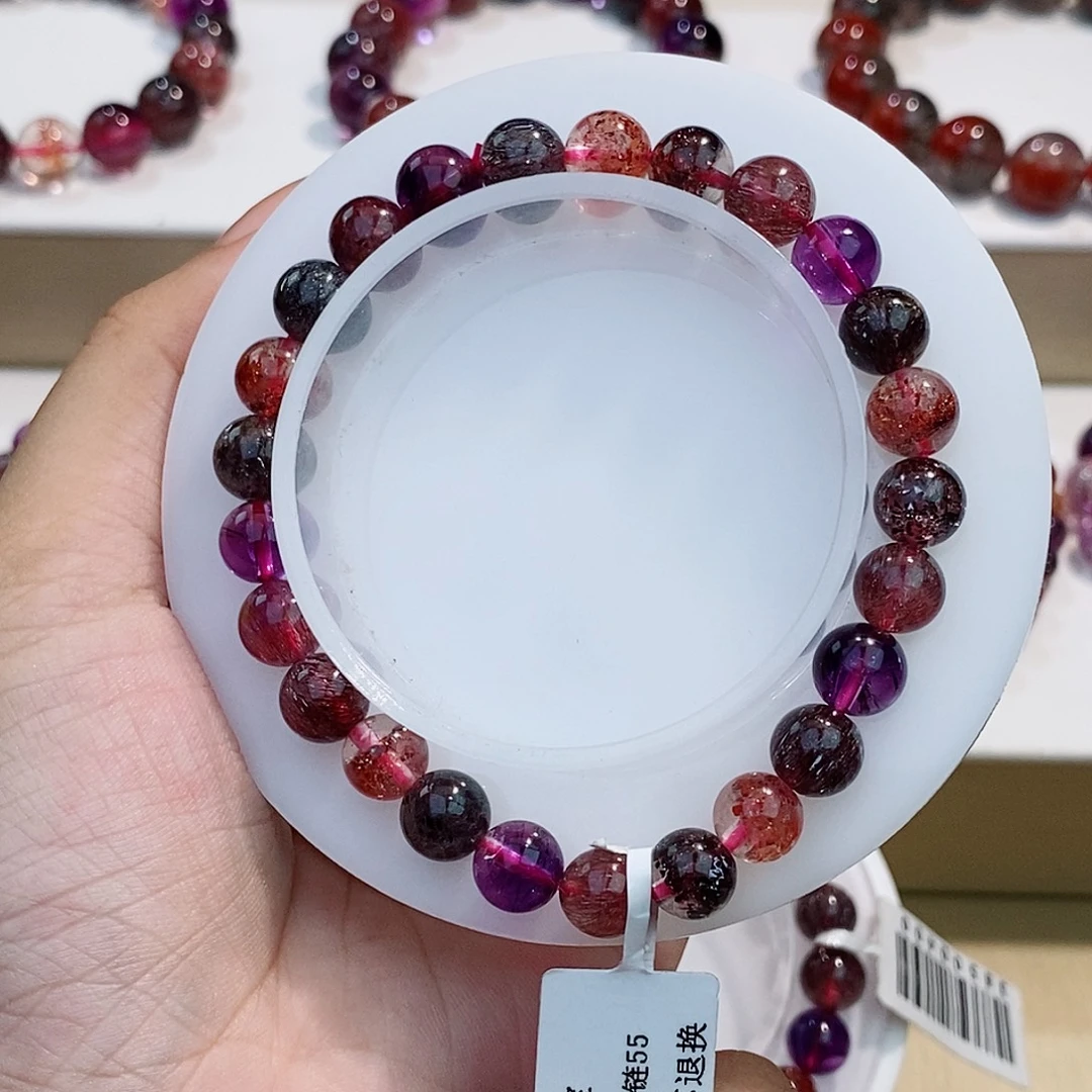 手链水晶未镶嵌黑加仑7