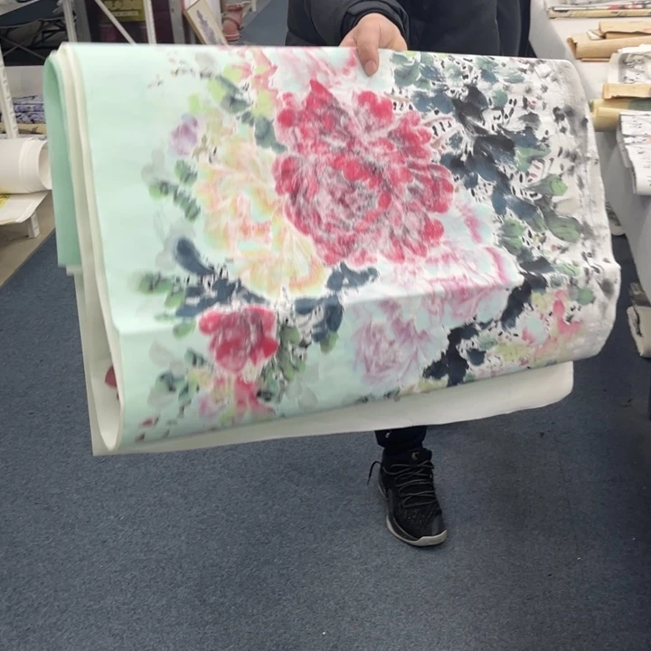 国画虎****b宣纸纯手绘字画