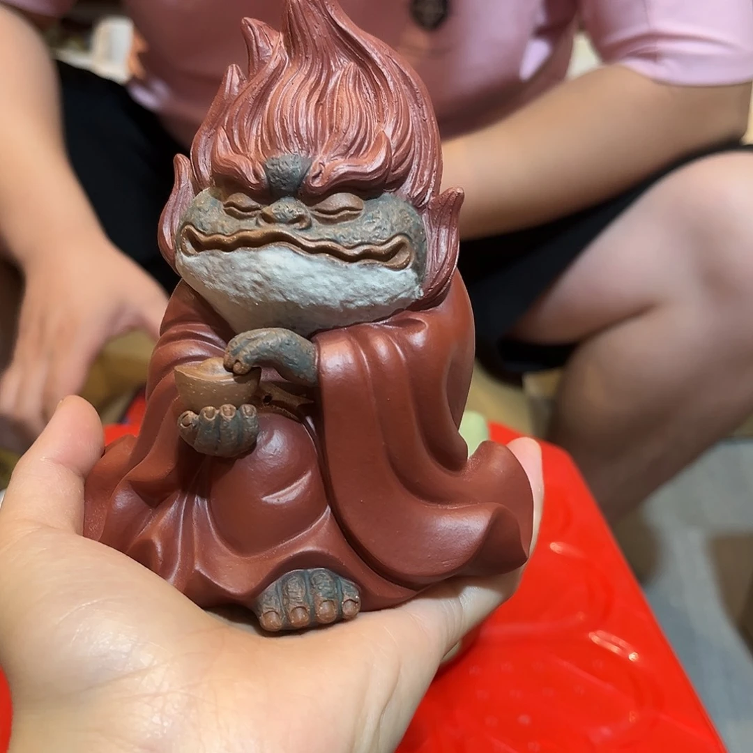 茶杯紫砂波**师紫砂茶宠