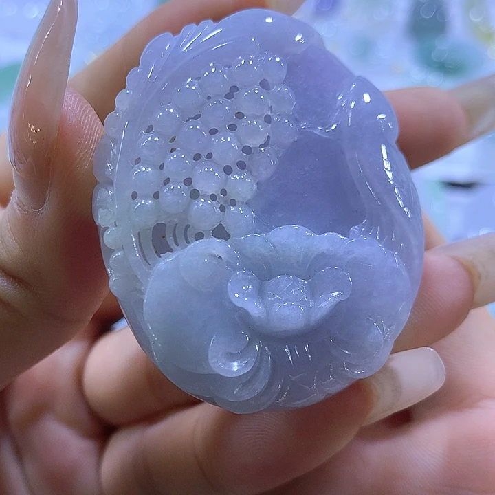 翡翠未镶嵌颈饰天然翡翠A货吊坠