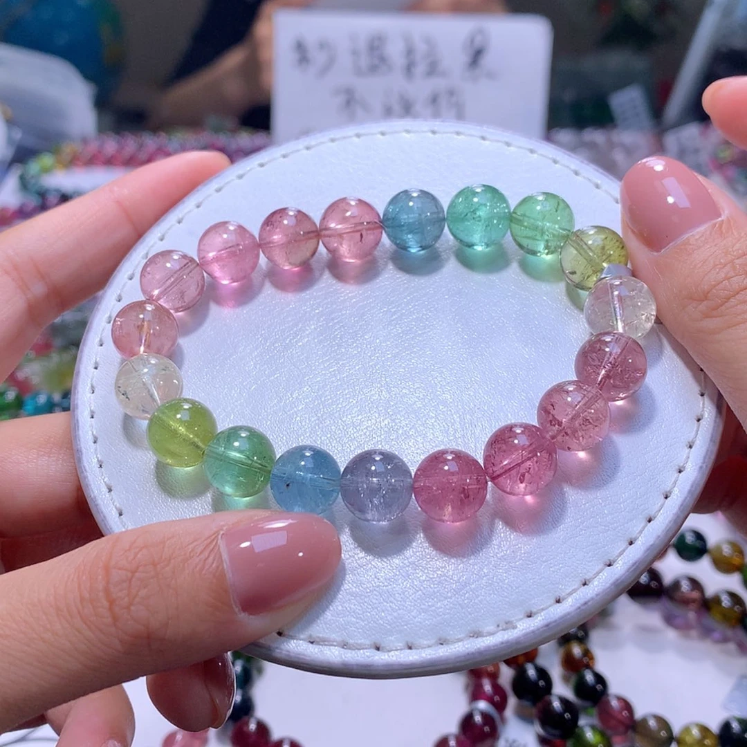【闪购商品】未镶嵌手链碧玺10m