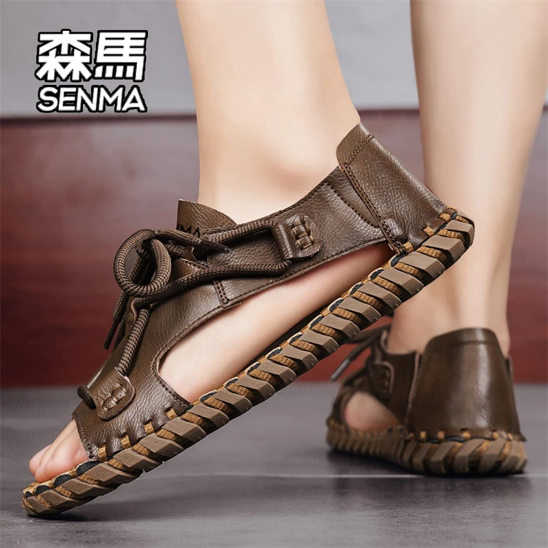 SENMA/森马凉鞋男士夏季新款外穿休闲开车防滑户外运动沙滩凉拖鞋