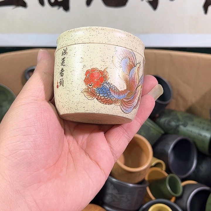 茶杯紫砂全手工紫砂主人杯