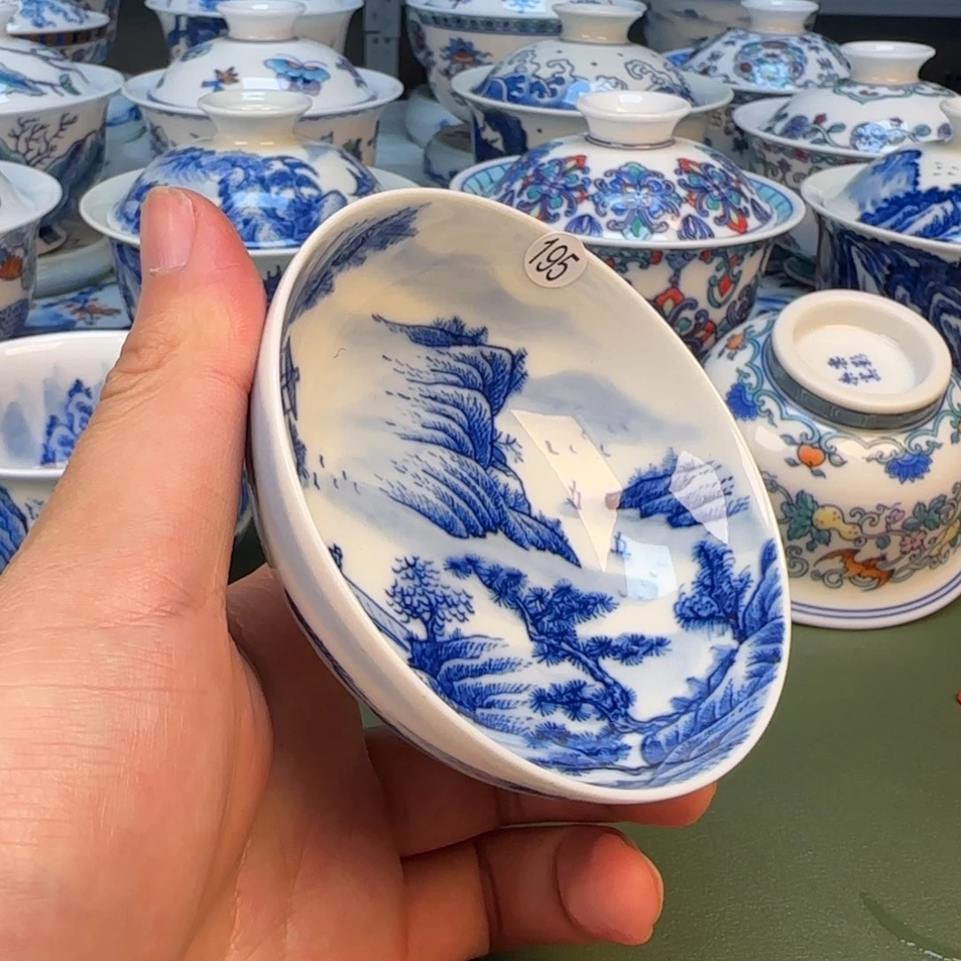 彦祖纯手工手绘茶具195