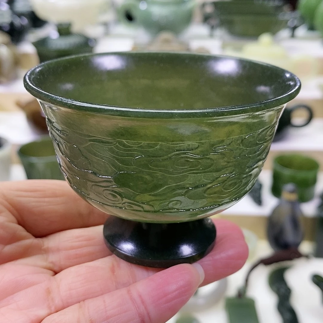 和田玉茶杯未镶嵌120ml