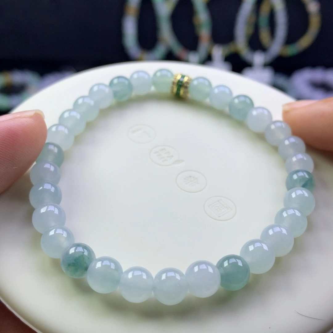 未镶嵌手串翡翠卡6