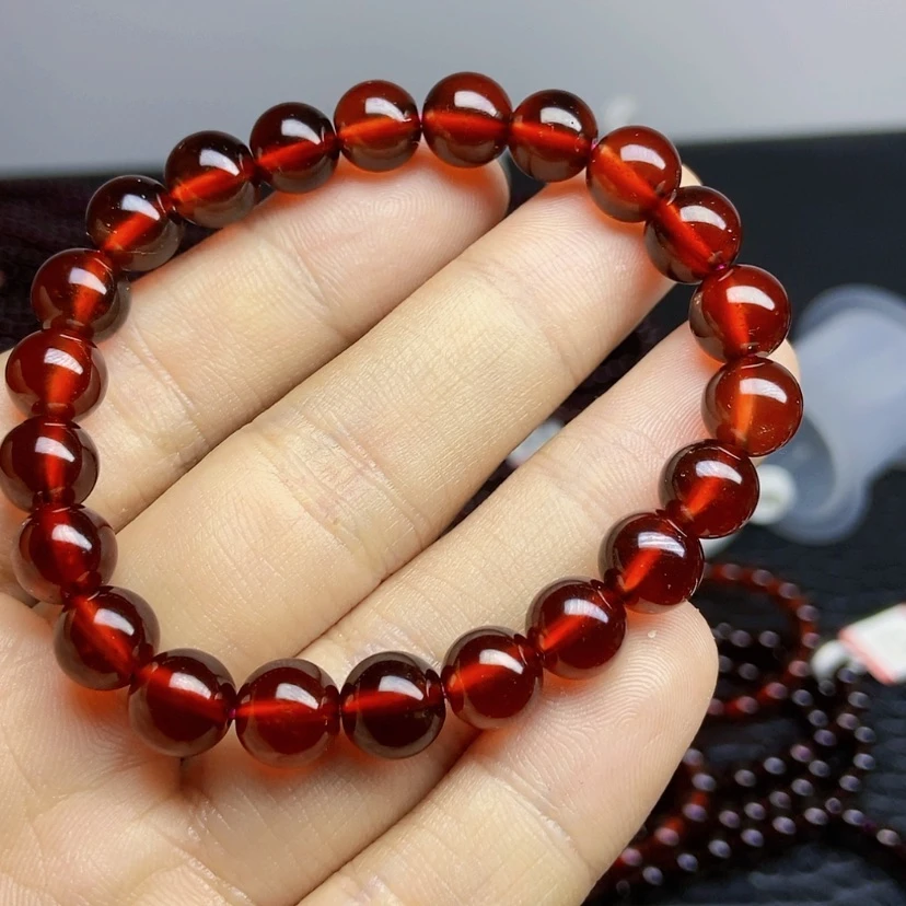 【闪购商品】石榴石手链未镶嵌8.8毫米