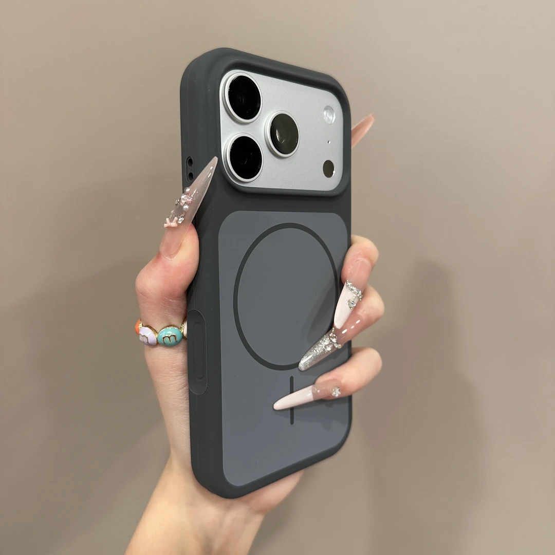 新款液态硅胶适用苹果17promax手机壳时尚iPhone16磁吸15气质14女