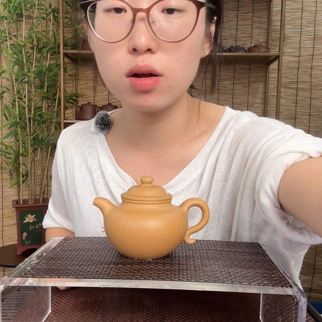 紫砂茶壶原矿黄金段大亨莲子紫砂壶微瑕没礼盒280CC左右