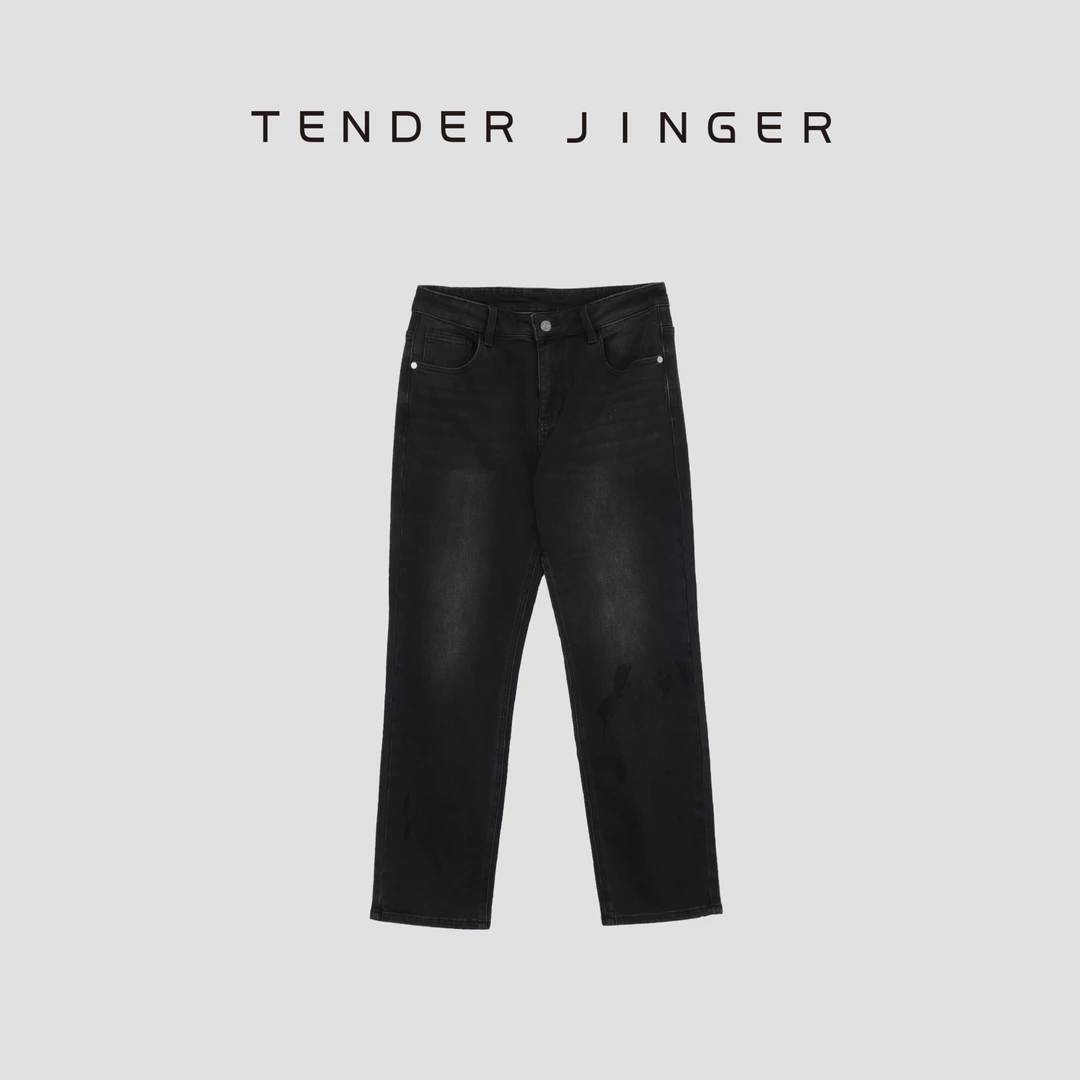 Tender Jinger【男士】三季可穿直筒宽松百搭舒适牛仔裤 T57SAI308Q