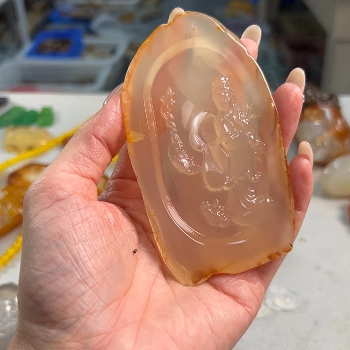 玛瑙/玉髓吊坠(不含链)未镶嵌