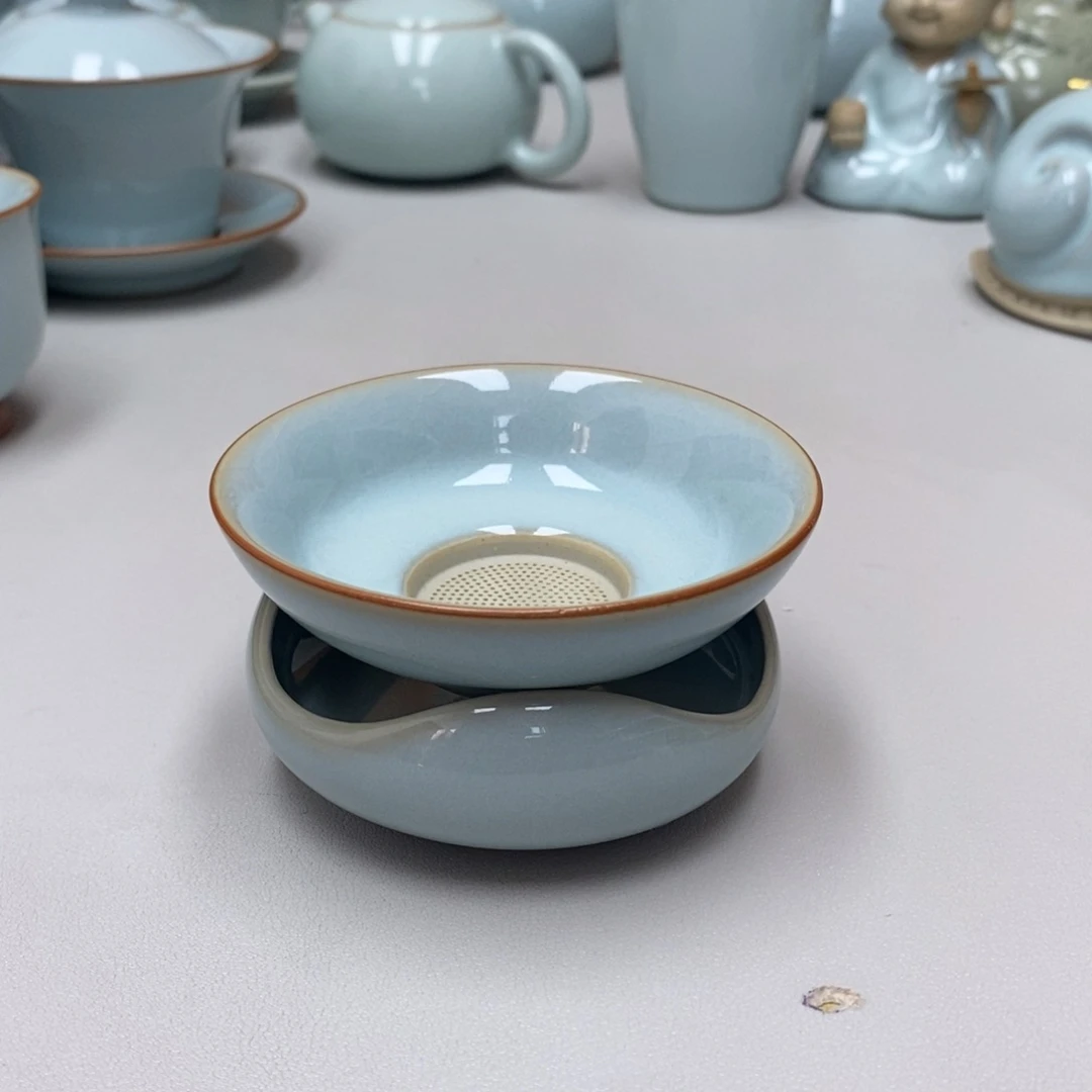 过****散三足茶漏无礼盒，