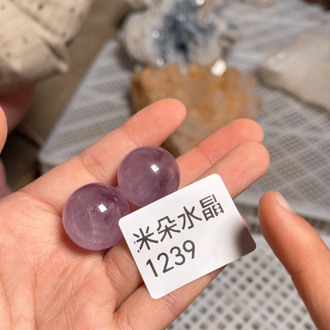桃***悠珠宝半成品水晶未镶嵌水晶