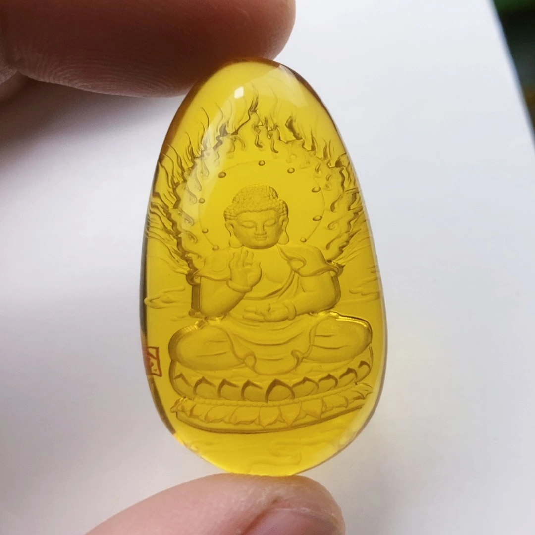【闪购商品】蓝珀吊坠(不含链)未镶嵌