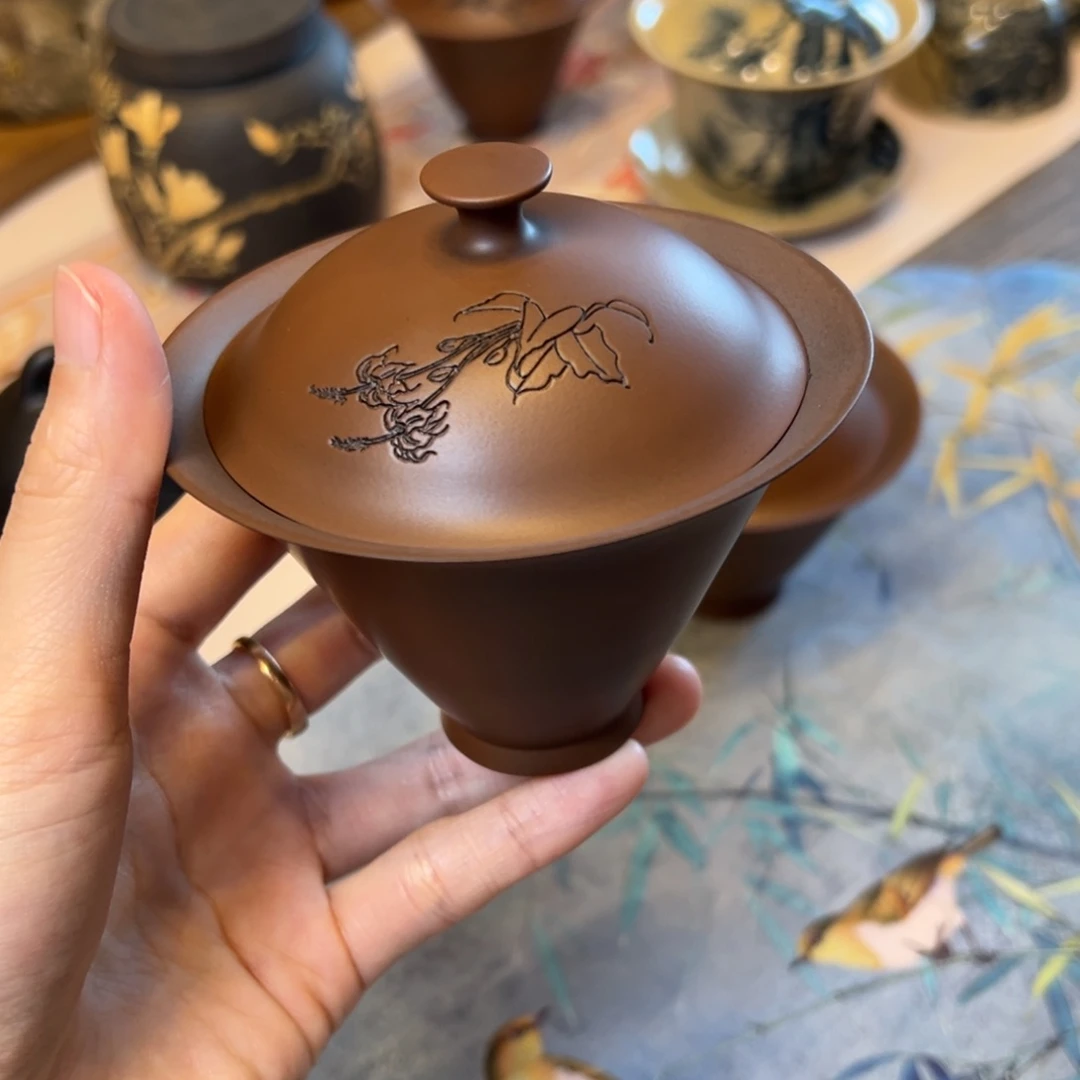 董****舍普璞老师两才斗笠盖碗直播补贴