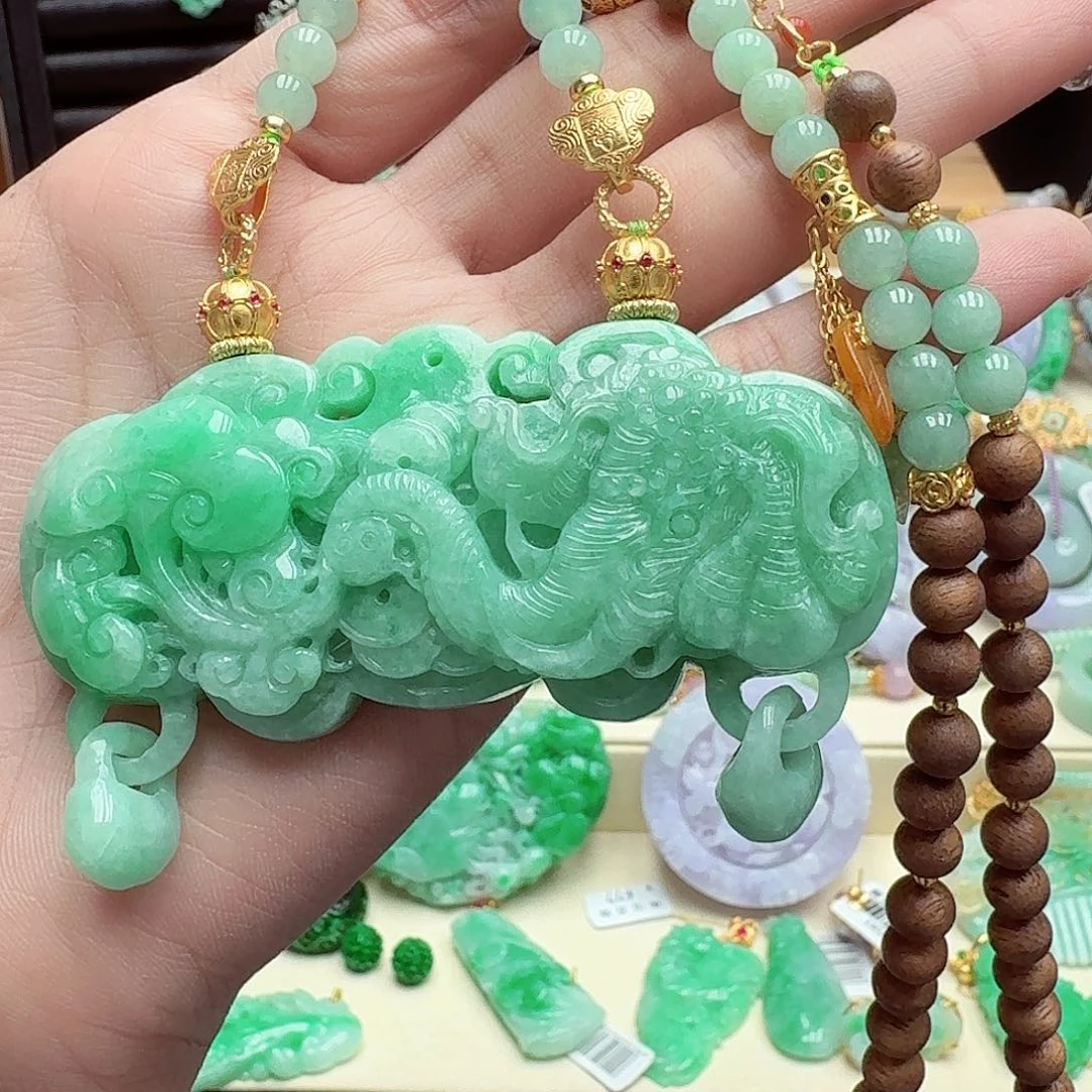 颈饰未镶嵌翡翠翡翠吊坠