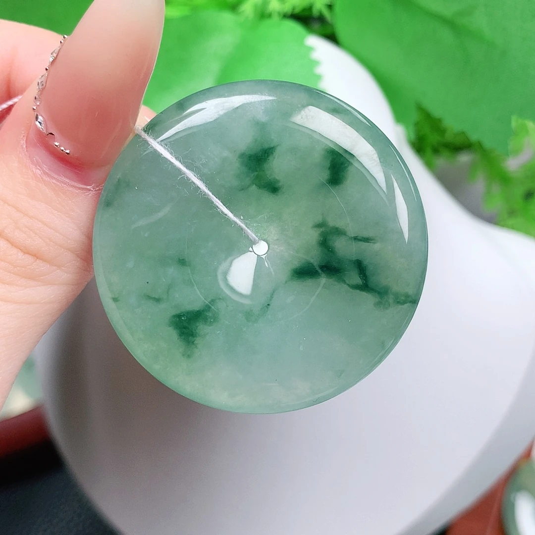 翡翠未镶嵌颈饰平安40-6.3