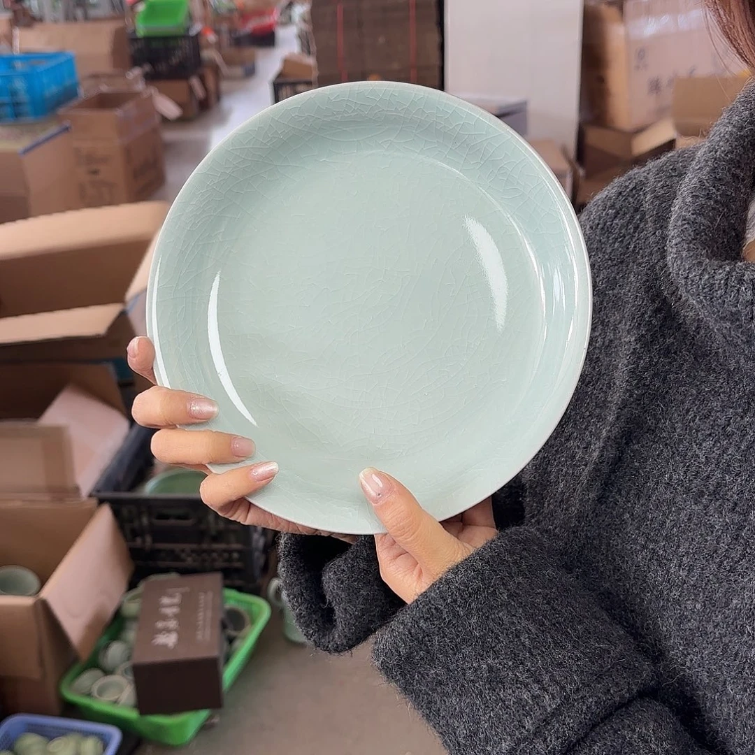 龙泉云间青瓷小米茶器