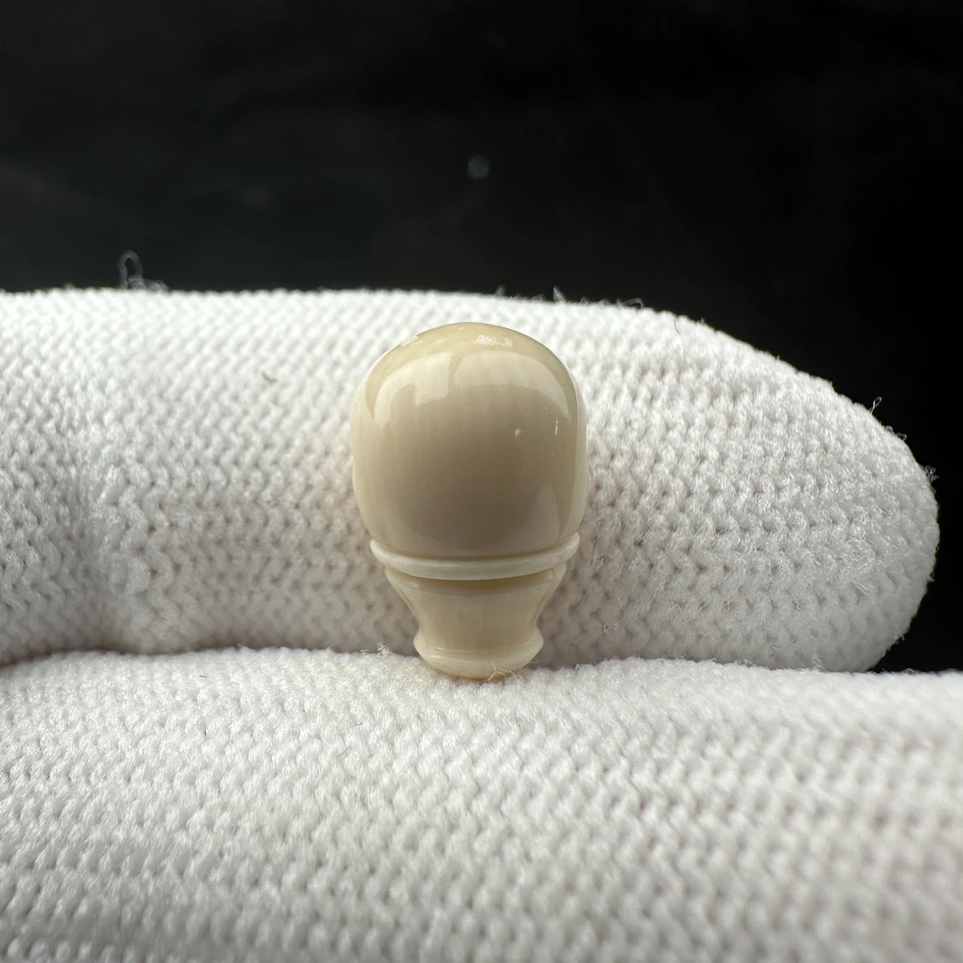 G2530天然猛犸牙奶嘴三通9*13.5mm一物一图 假一罚十