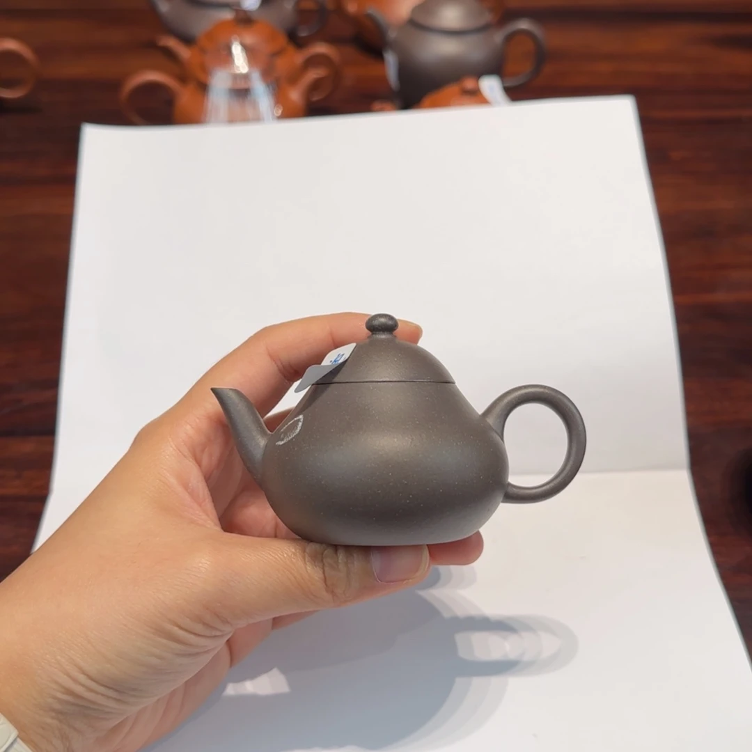 茶壶紫砂天青鼎字梨