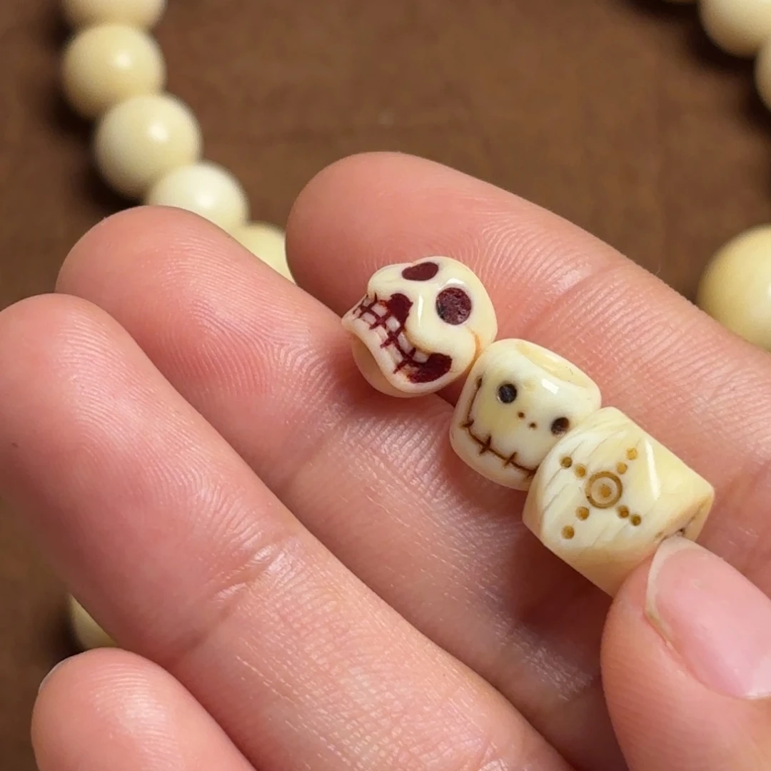 核桃手串/手链老*藏传小配饰